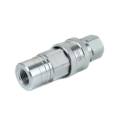 YESAY Hydraulic Quick Connect Coupler AM102487 AM102420 14 NPT Thread Compatible with John Deere 1023E 1026R 2320 1450 1550 1570 1585 410 419 420 430 460 510 512 - Image 1