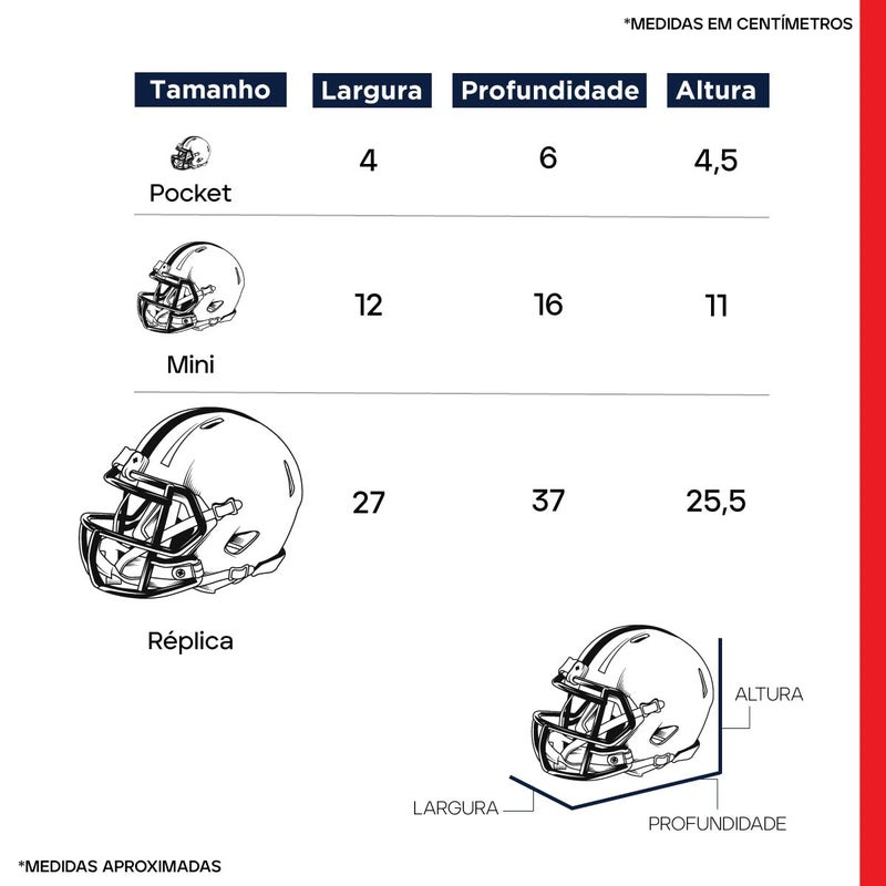 Riddell خوذة كرة القدم الصغيرة Riddell New England Patriots NFL Speed Pocket PRO - Image 2