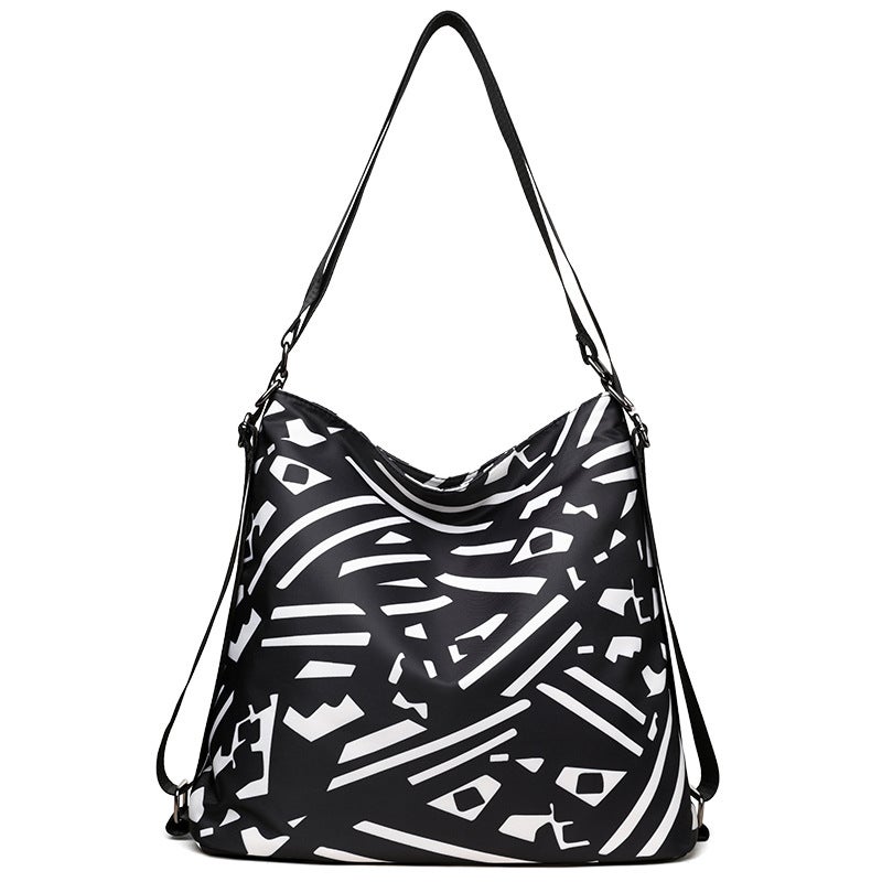 Polka Dot Bucket Bag Women'S High-End Shoulder Bag Can Be Worn Cross-Body Multi-Functional Large-Capacity Short-Distance Commuting Travel Backpack - Image 1