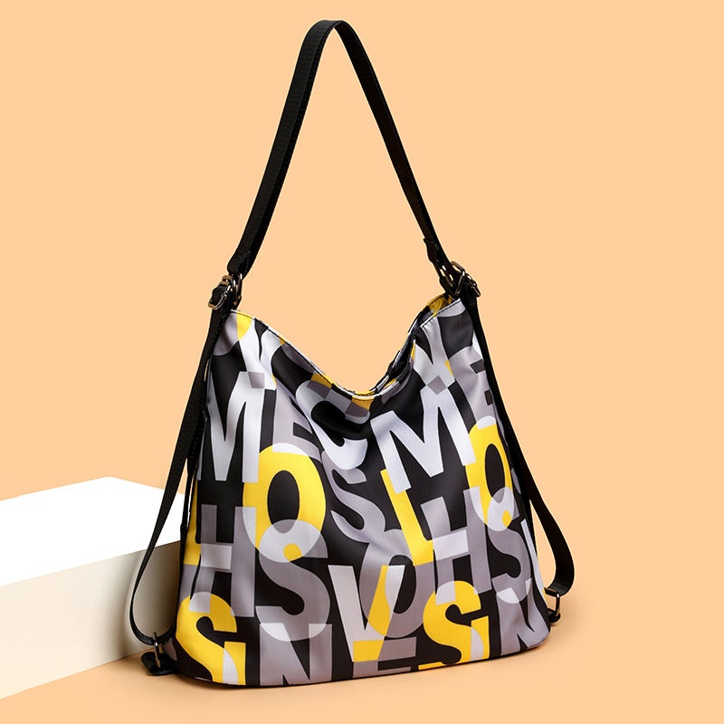 Polka Dot Bucket Bag Women'S High-End Shoulder Bag Can Be Worn Cross-Body Multi-Functional Large-Capacity Short-Distance Commuting Travel Backpack - Image 4