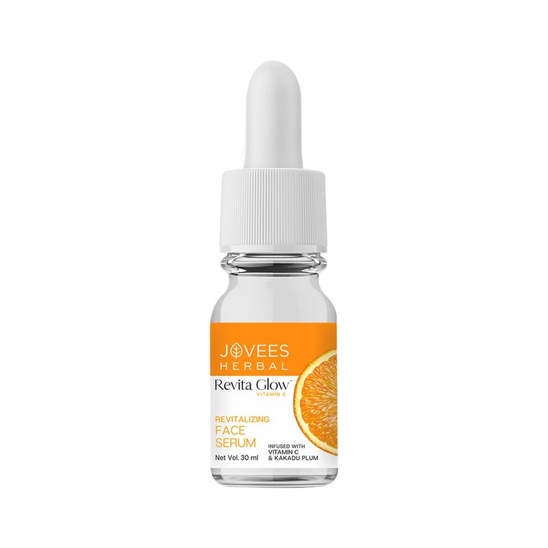 Jovees Herbal Revita Glow Vitamin C Face Serum Infused with Vitamin C  Kakadu Plum Reduces Dark SpotsFor Naturally Glowing Skin  For All Skin Type  30ml - Image 2