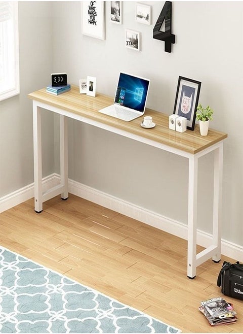 Multipurpose Modern Luxury Living Room Narrow Side View Table Console Table Entryway Table Computer Desk Laptop Table for Home and Office 100x30x73 cm