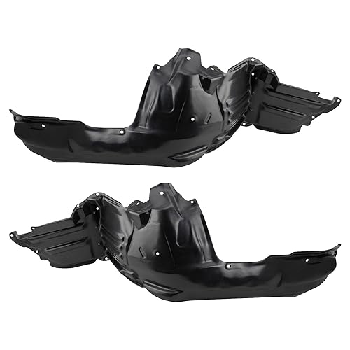 TRQ Front Inner Fender Liner Set Compatible with 2016-2017 Subaru Crosstrek 2012-2014 Impreza 2013-2015 XV Crosstrek SU1248124 SU1249124 - Image 1