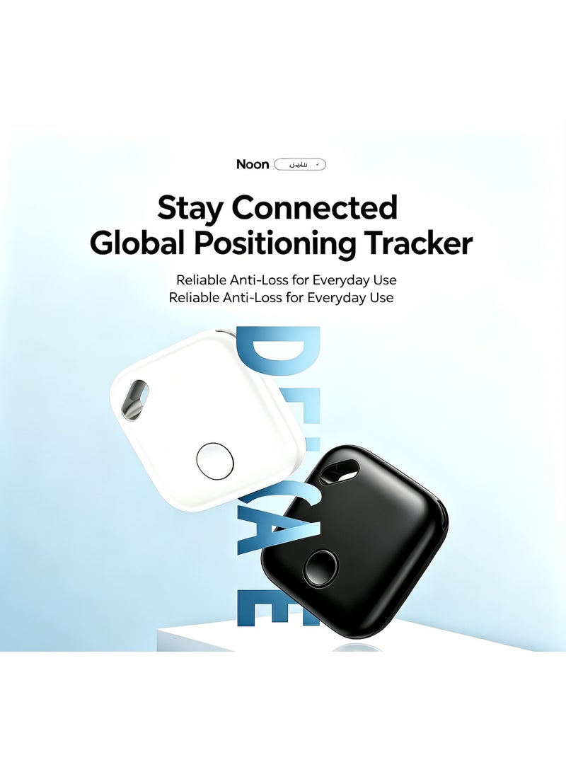 Compatible with Iphone, Long Lasting Anti-Loss Bluetooth Tracker, Global Position Locator, IPX5 Waterproof Item Tag for Keys, Travel Luggage, Stroller, Pet Collar, Kids & Elderly Safety Tracking, Black, Single Pack - Image 3