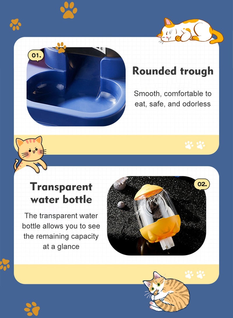 كيدل تغذية الأغذية التلقائية ومجموعة المياه تغذية القطط للكلاب القطط الحيوانات الأليفة الحيوانات - Image 4