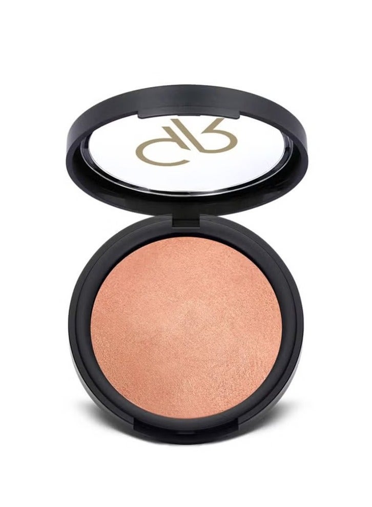 Golden Rose Baked Stardust Blush On 107