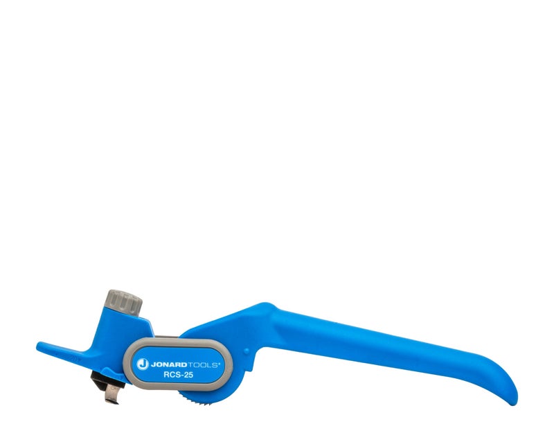 Jonard Tools RCS25 Ratcheting Cable SlitterRatcheting Cable Slitter for HeavyDuty Cables Adjustable Cutting Depth Replaceable Blade and Precision Markings