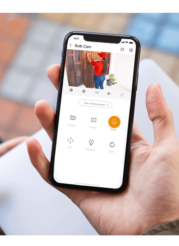 IMOU - Bulb Advanced Security Camera with 2K Clarity and Advanced Security Features to Care for Your Home 3MP AI Technology Privacy Mode Active Deterrence - Image 1