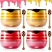 FYEBOO Lip Balm Vitamin E Moisturizing Propolis Sleeping Mask Effective Reduces Lines Prevention of Dry and Cracked Lips Nourishing Dry Lip Care 2 Packs Strawberry 2 Packs Honey 19Oz - Image 2