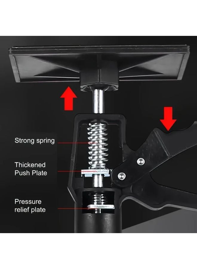 Heavy Duty Adjustable Third Hand Tool 2pcs Blue Extendable Support Pole Sturdy Base - Image 3