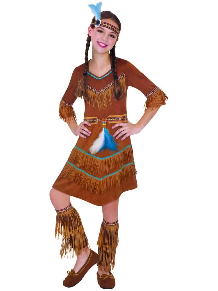 Amscan Dream Catcher Children Costume, Brown, 4-6 Years - Image 2
