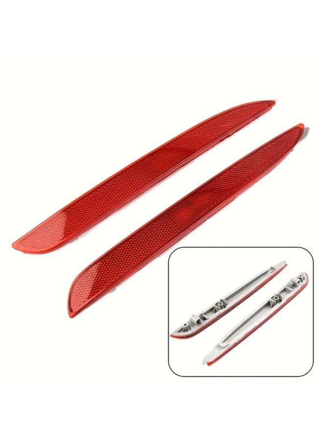 1 Pair Durable ABS Plastic Rear Bumper Reflector For Mazda 3 BL 2009 2013 - Image 2