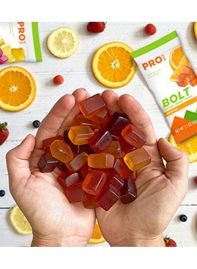 PROBAR Bolt Organic Energy Chews Orange And Raspberry Six Of Each Flavor Box Of 12 … - Image 5