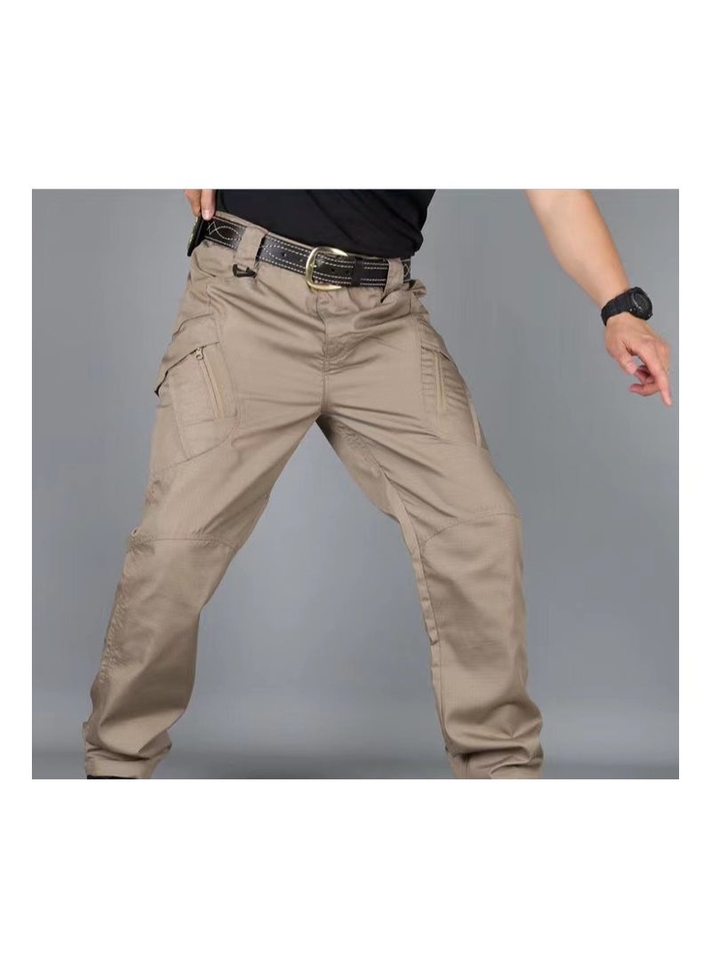 Men Tactical Pants, Special Forces Camouflage Training Pants Beige