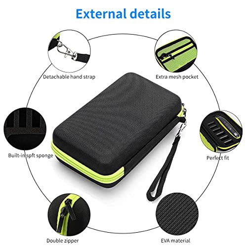 ZEITEL® Storage Bag Oneblade Case for Philips Shaver Suit for Philips Norelco OneBlade QP2525 QP2520 QP2530 QP2570 QP2620 QP2630, Philips Norelco OneBlade Organizer Bag - Image 3