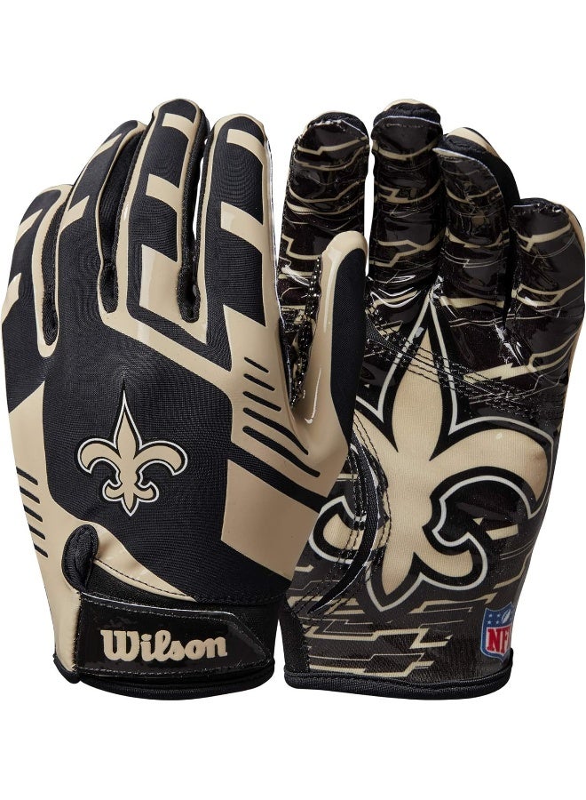 Wilson قفازات كرة القدم ويلسون NFL ذات التصميم المرن - Image 4