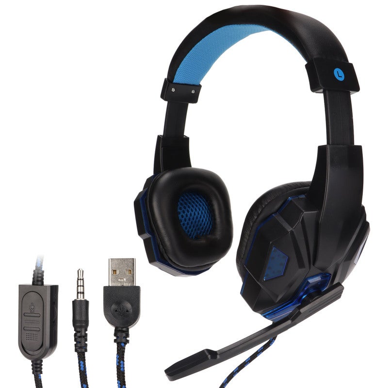 PC Gaming Headset with 40mm Drive Unit Noise Reduction USB Computer Headset - Crystal Clear Sound Game Headsets with Microphone for PC PS4 Xbox One - Image 1