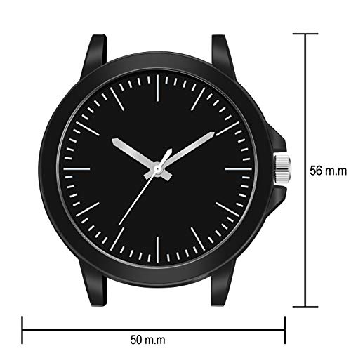 CLOUDWOOD Analogue Rubber Strap Men's & Boy's Watch (Black Color Dial Black Colored Strap) - Image 4
