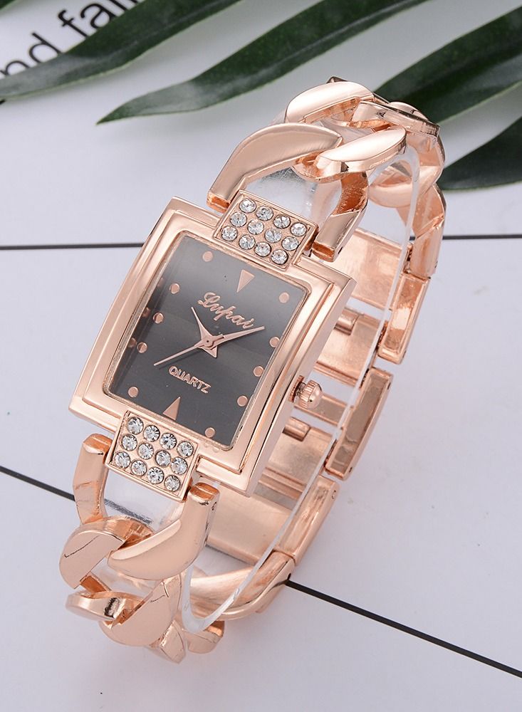 لو باي ساعة كوارتز نسائية معصمه ساعات نسائية أنيقة - Image 2