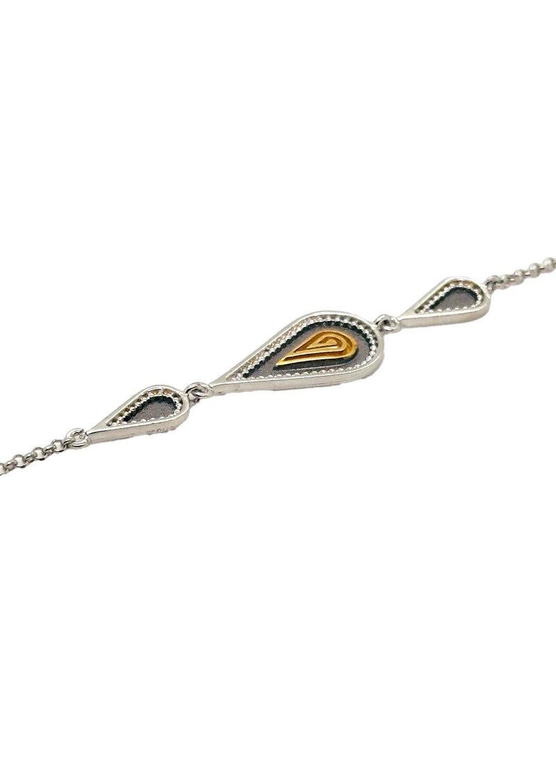 بي تي سي إيلا - أنسيال فضة مطلي بالذهب (SIL0454) - Image 2