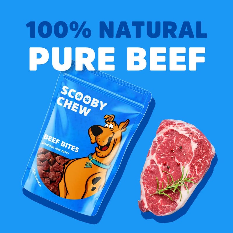 سكوبي تشو لقيمات بنكهة اللحم البقري من سكوبي تشو كل مراحل الحياة لحم بقري - Image 2