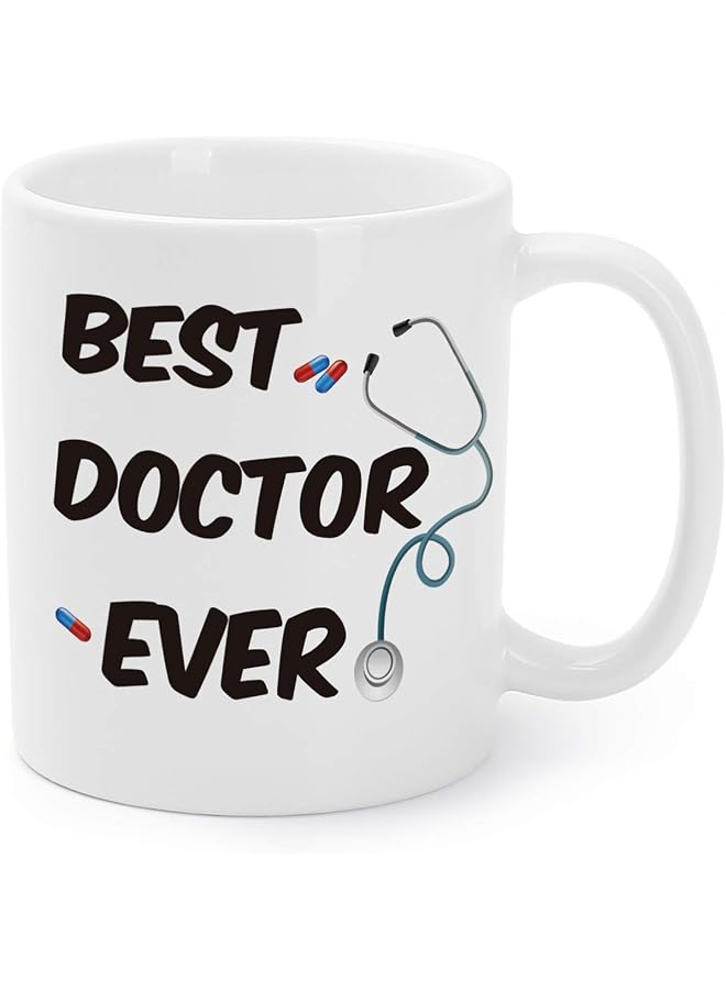 S-TOP Best Doctor Ever Valentine’s Day Gift Mugs Coffee - Image 1
