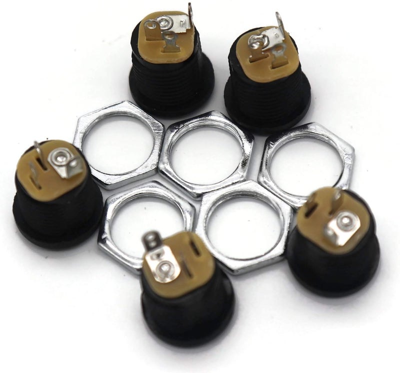 Electronicspices PACK OF 10 7MM DC Power Jack Female Panel Mounting Connector Socke - Image 4