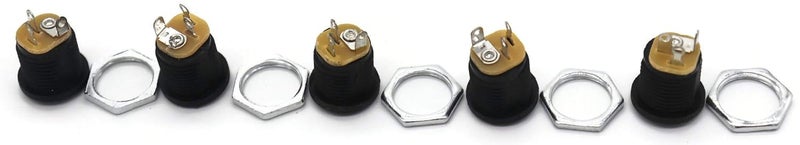 Electronicspices PACK OF 10 7MM DC Power Jack Female Panel Mounting Connector Socke - Image 2