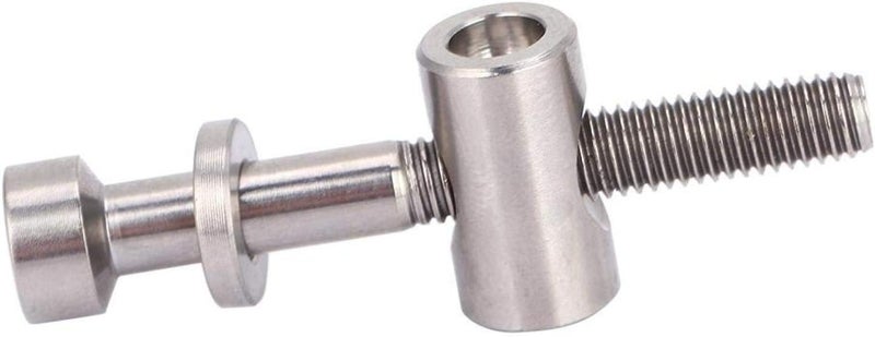 woobles Bike Seat Clamp, Accurate Seatpost Screw, Bike Seatpost Screw, for DIY Replacement Parts-Titanium, M5x40 - Image 4