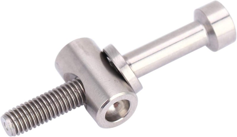 woobles Bike Seat Clamp, Accurate Seatpost Screw, Bike Seatpost Screw, for DIY Replacement Parts-Titanium, M5x40 - Image 1