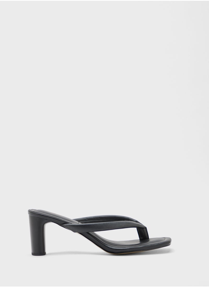 Ginger Padded Toe Post Heel Sandal  - Image 1