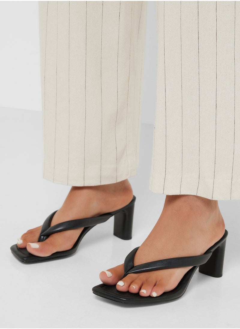 Ginger Padded Toe Post Heel Sandal  - Image 5