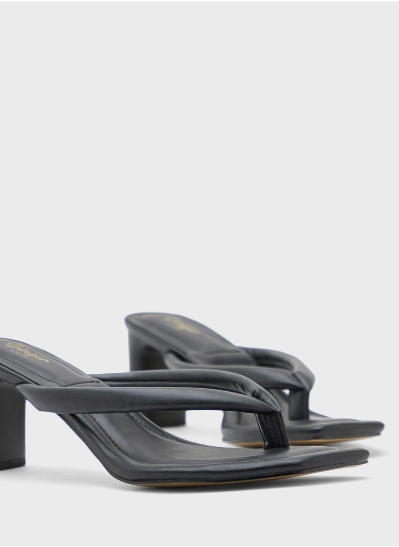 Ginger Padded Toe Post Heel Sandal  - Image 4