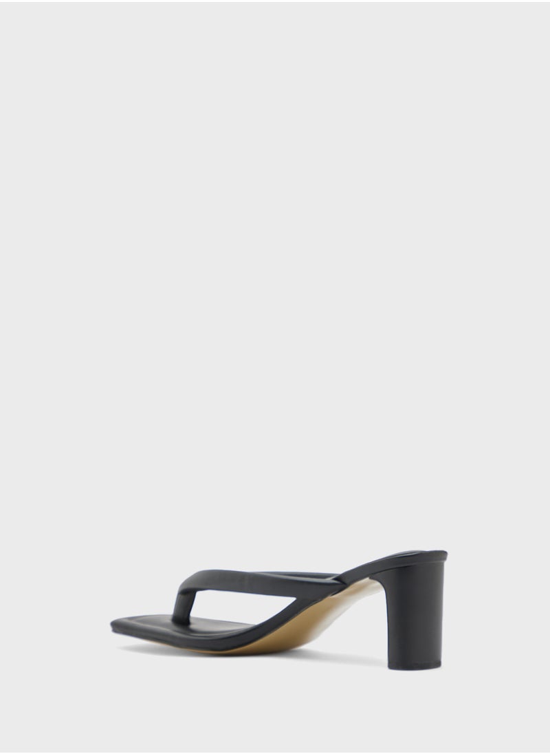 Ginger Padded Toe Post Heel Sandal  - Image 3