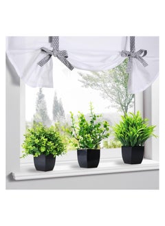 Artificial Potted Plants Set of 3 Mini Fake Plants,3 Pack Small Eucalyptus Potted Plants,Wheat Grass Faux Plant in Black Pot for Home Office Desk,Bathroom Shelf,Bedroom Indoor Decorations. - pzsku/ZB8DE4A72A6983EB155B2Z/45/_/1740071861/74da4e3a-9354-4fcd-a0e5-ee04631f1753