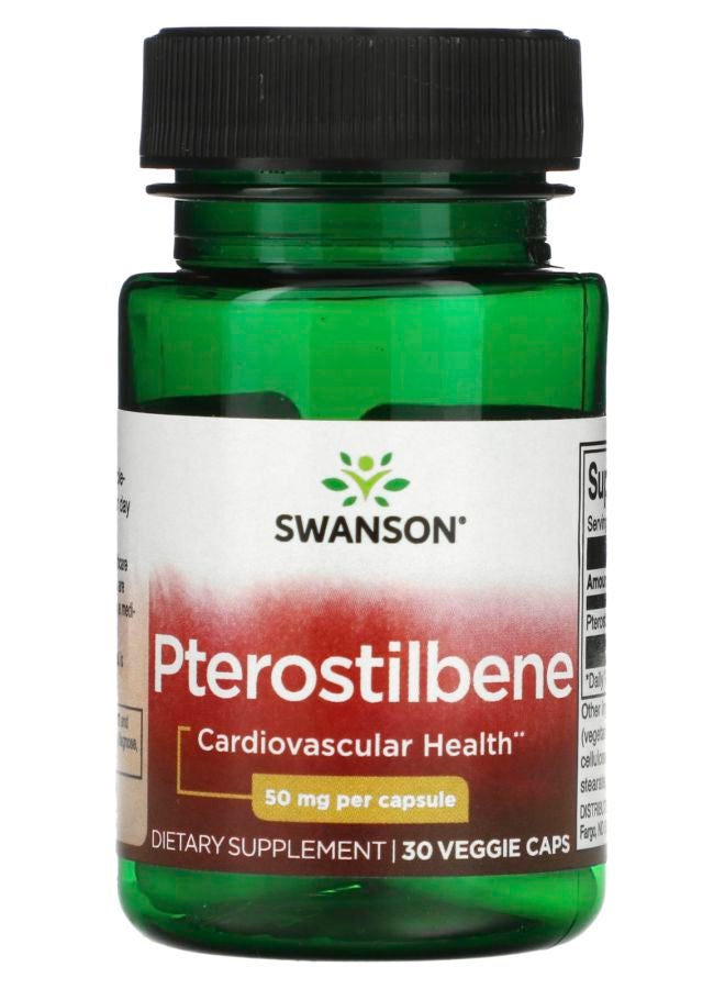 Pterostilbene 50 mg  30 Veggie Caps