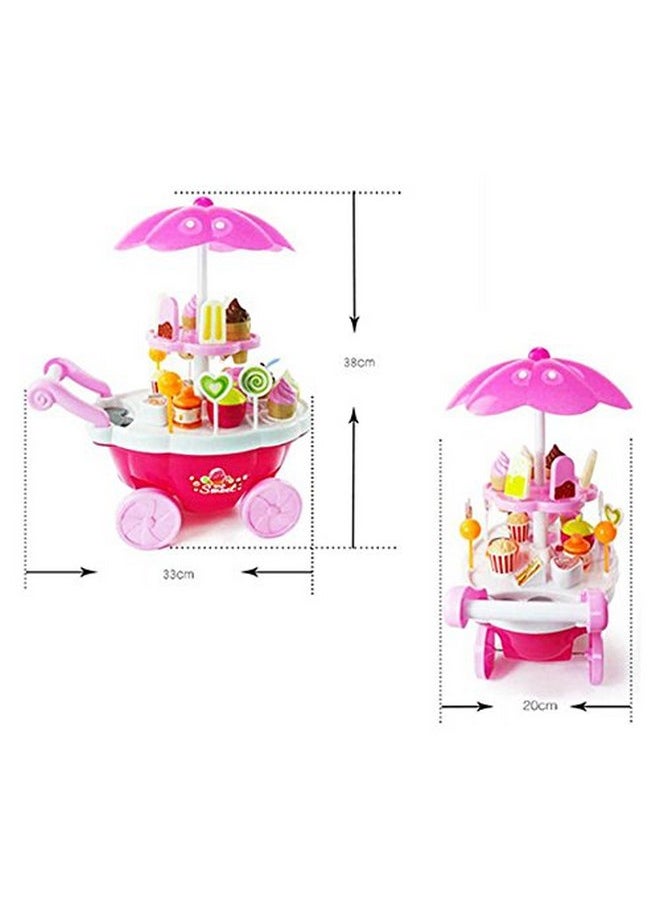 Kiti Kits KITI KITS Sweet&Luxurious Ice Cream Candy Shop With Soft Light&Sound For Kids (Nvj Enteprise) (Pink)  - Image 5
