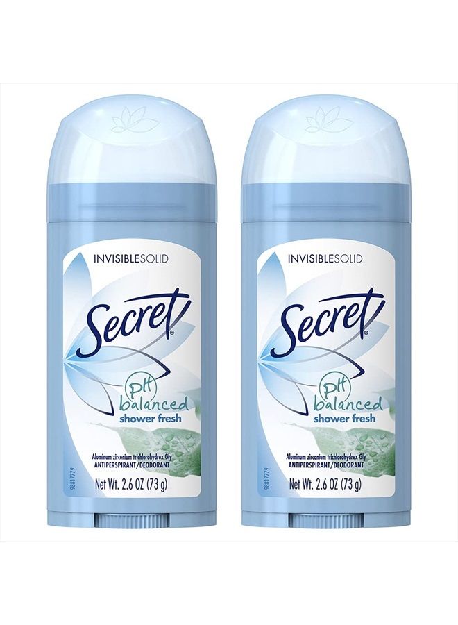 Secret Invisible Solid Antiperspirant Deodorant, Unscented - 2.6 oz - 2 pk - Image 1