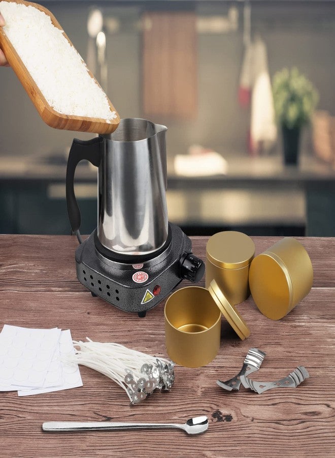 BBAXI علب شموع ذهبية BBAXI سعة 4 أونصات 24 قطعة، برطمانات شموع فارغة لصنع الشموع، حاويات شموع DIY، علب معدنية دائرية مع أغطية لصنع الشموع - Image 4