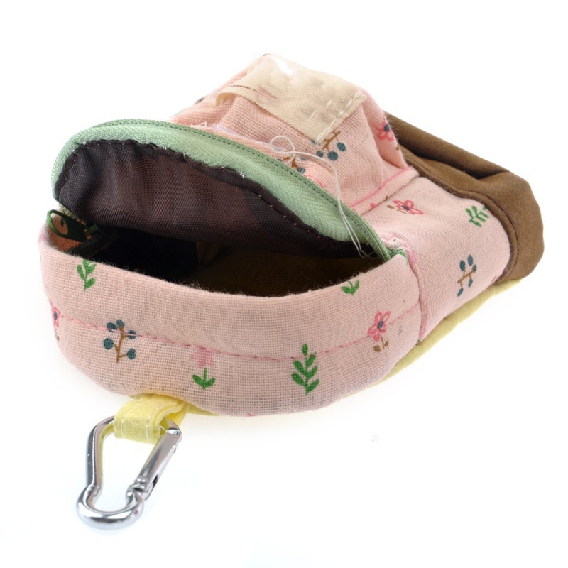 Mini Backpack Flower Bag Wallet Hand Pouch Purse Key Chain Keyring ( ) - Image 5