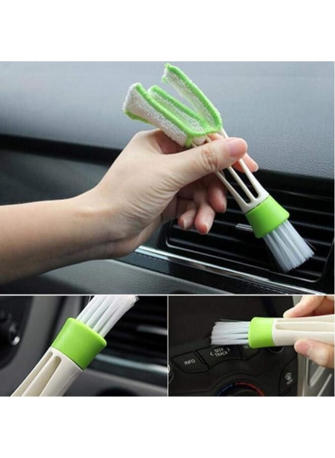 Car air conditioning vent cleaning brush - for narrow and hard-to-reach places - green - Image 2