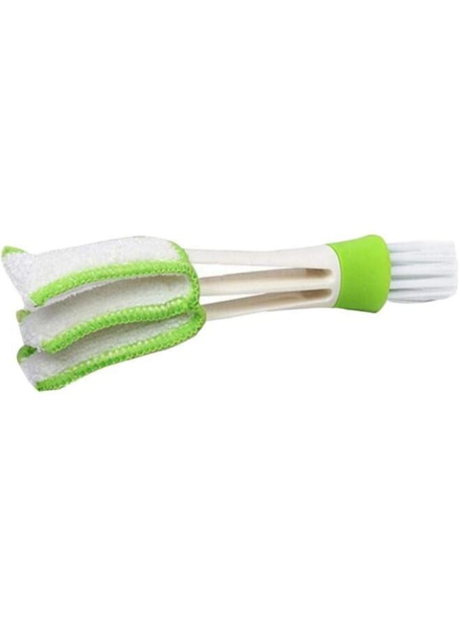 Car air conditioning vent cleaning brush - for narrow and hard-to-reach places - green - Image 1