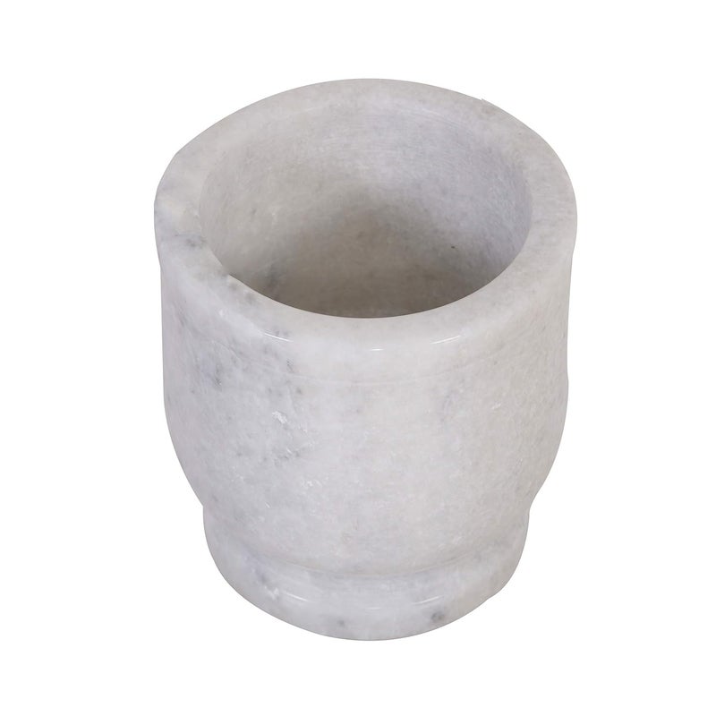 PTR Marble Imam DastaMortar pestle set White 4 inch - Image 3