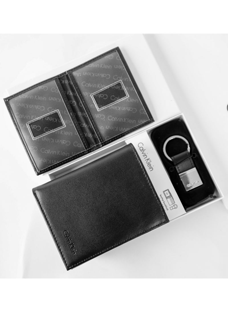 CALVIN KLEIN JEANS PLUS - Calvin Klein Wallet & Keychain Set For Men - Image 1