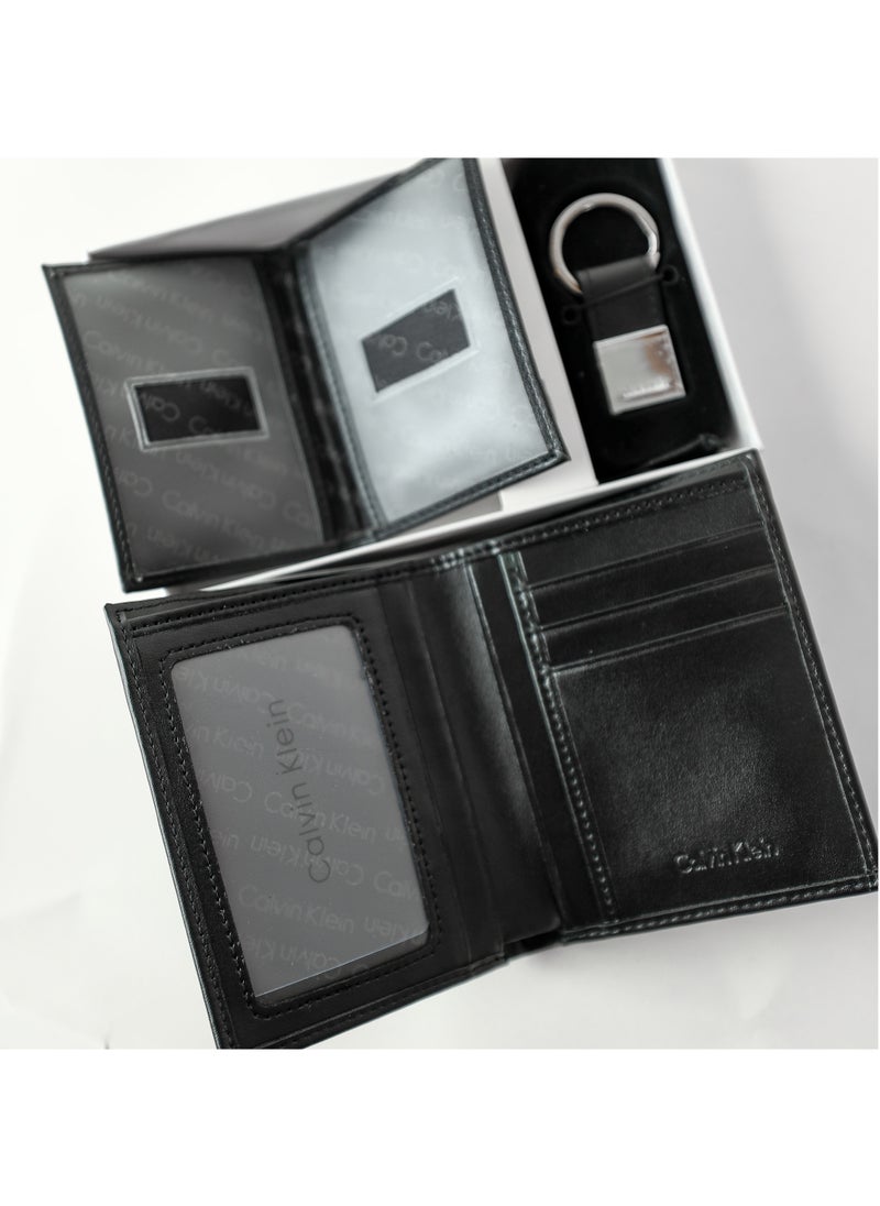 CALVIN KLEIN JEANS PLUS - Calvin Klein Wallet & Keychain Set For Men - Image 1