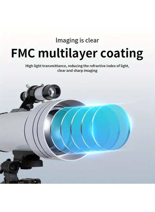 Standard Astronomical Telescope with Tripod 150X Magnification Portable for Stargazing - Image 3