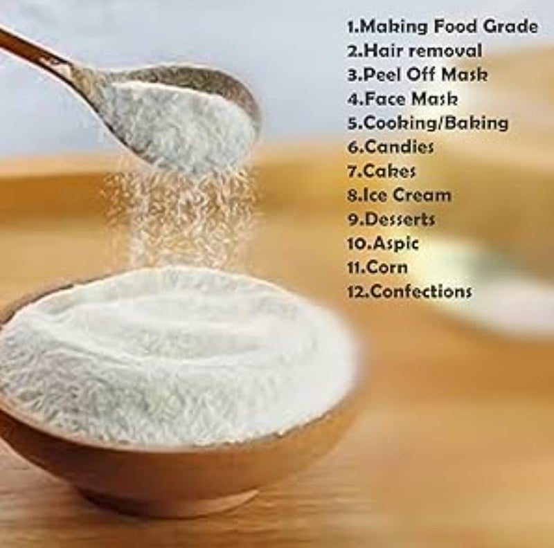 VITSZEECARE Gelatin powder 50gm DIY face mask pack HairPeel Off Mask Removal Gelatin powder 50gm - Image 5