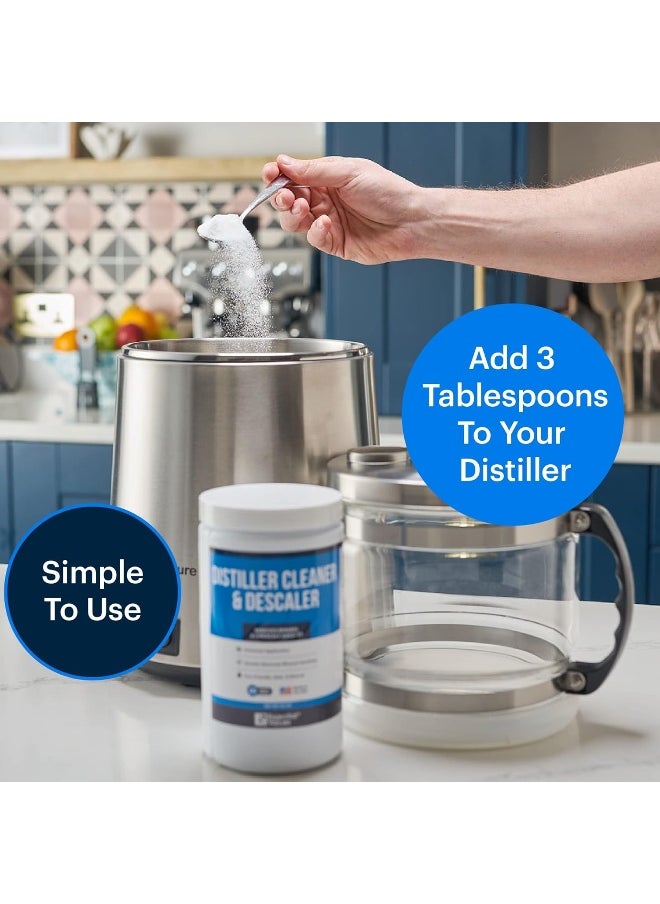 Essential Values 4LB Citric Acid Powder Cleaning for Water Distillers - Bulk 4 LBS Universal Descaler for Distilling Machines, Kettles & More - Remove Limescale & Mineral Buildup - For Waterwise & Other Distillers  - Image 4