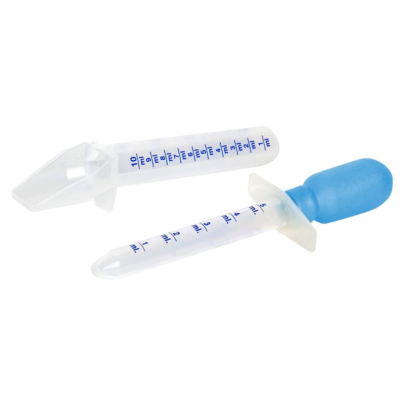 EZY DOSE Kids Oral Liquid Medicine Dropper and Spoon Kit For Baby & Toddler, Deliver Correct Dose, 5mL/1 TSP Capacity, 2 Piece Set, Color May Vary, Made in the USA, BPA Free - Image 5