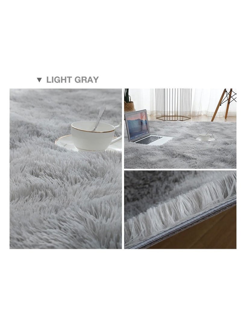 Nordic Silk Wool Rug, Bedroom, Bed, Home, Living Room, Toilet, Plush Blanket, Floor Mat - Image 3